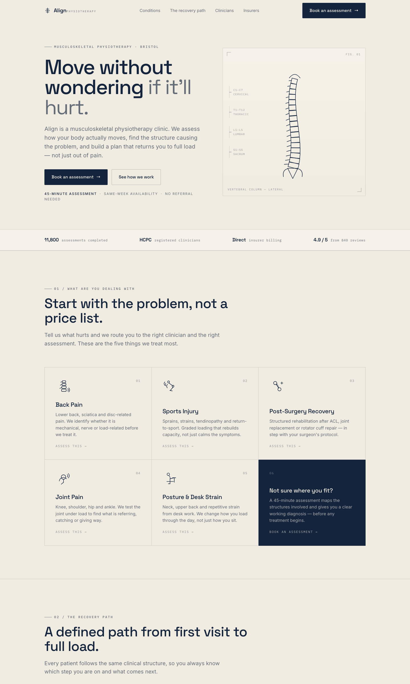 Align Physio — built by a Nova site prompt