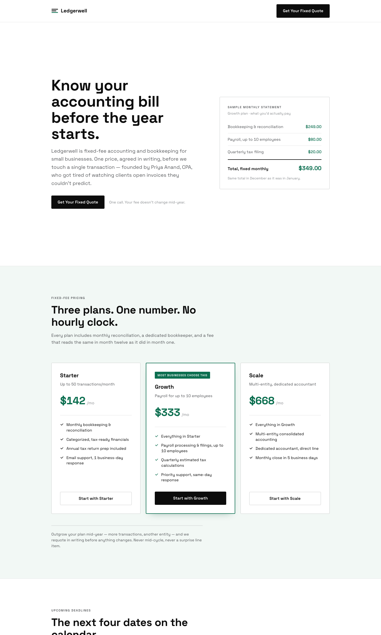 Ledgerwell — built by a Nova site prompt