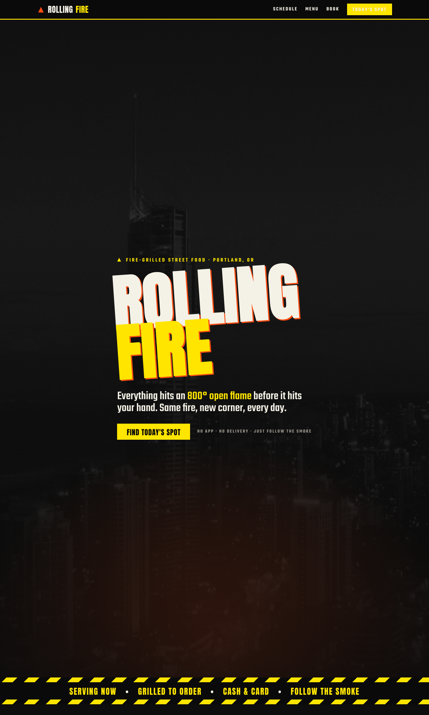Rolling Fire — built by a Nova site prompt