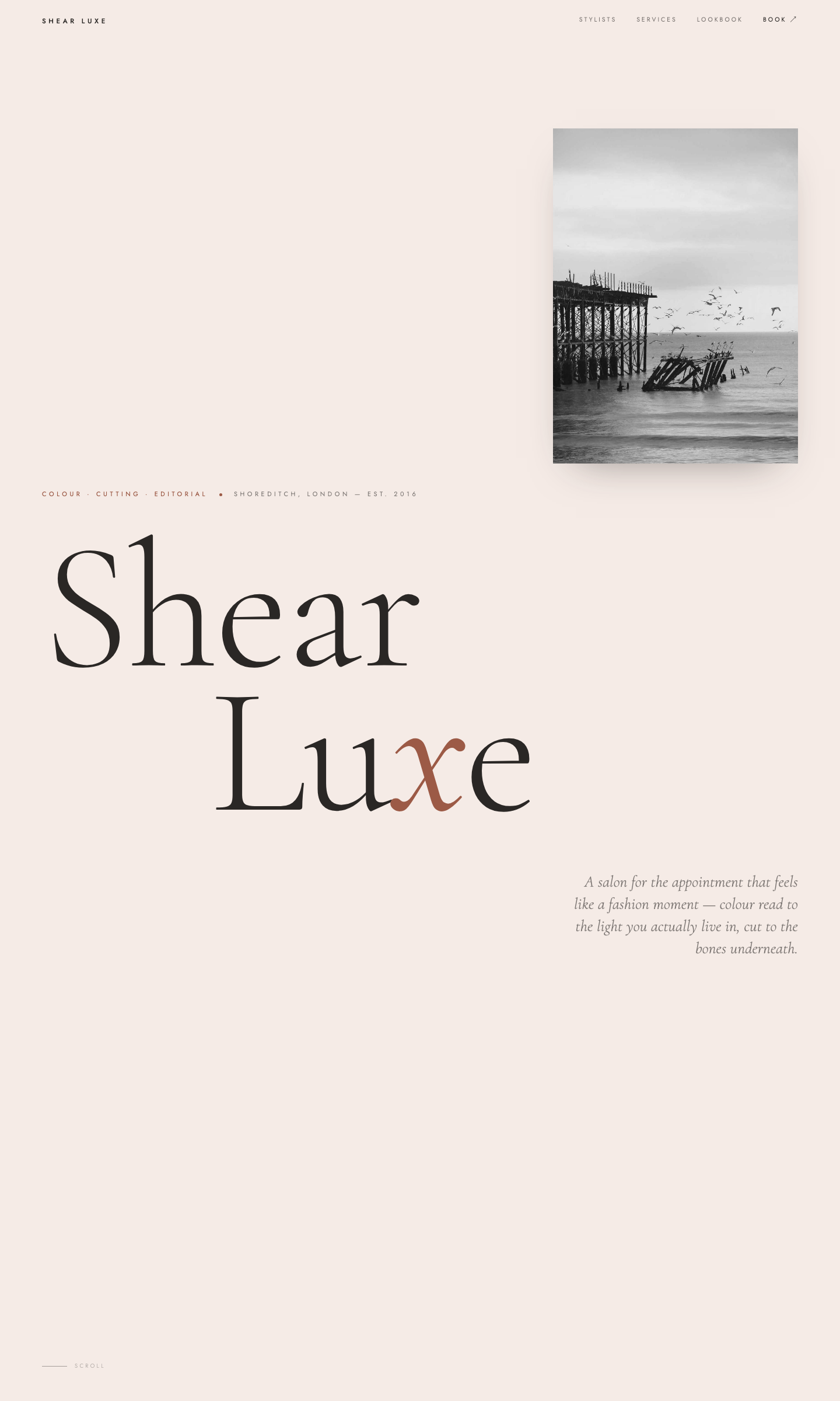 Shear Luxe — built by a Nova site prompt